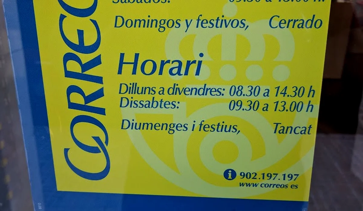 Oficina de Correos Oficina de Correos Carrer de Lluís Companys Sant Pere de Ribes