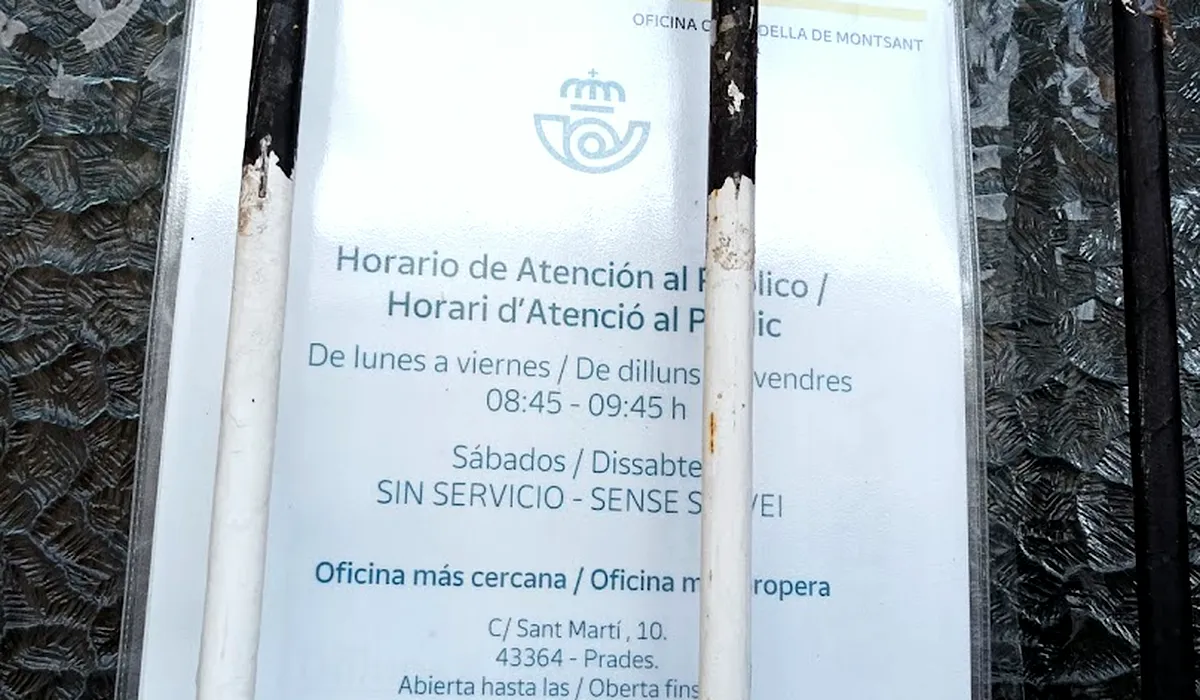 Oficina de Correos Oficina de Correos Carrer del Comte de Rius Cornudella de Montsant