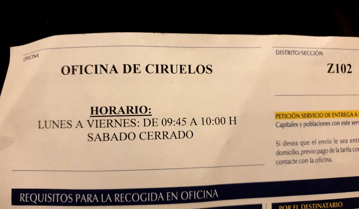 Oficina de Correos Oficina Rural de Correos Calle Nueva Ciruelos